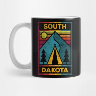 South Dakota Camping Teepee Outdoors Mug